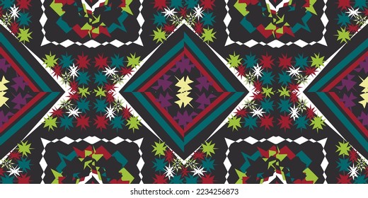 seamless ethnic pattern design.Geometric ethnic oriental ikat pattern traditional Design.ethnic oriental pattern,fabric,embroidery.Mexican pattern.merican pattern.latin african.indian fabric.Mexican