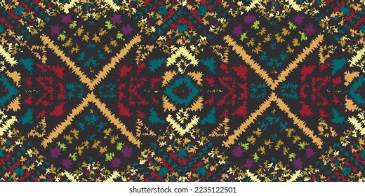 seamless ethnic pattern design.Geometric ethnic oriental ikat pattern traditional Design.ethnic oriental pattern,fabric,embroidery.Mexican pattern.merican pattern.latin african.indian fabric.Mexican