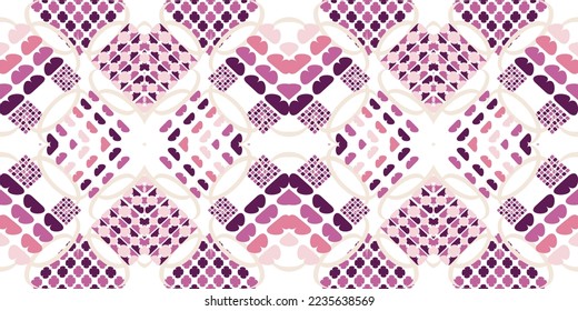 seamless ethnic pattern design.Geometric ethnic oriental ikat pattern traditional Design.ethnic oriental pattern,fabric,embroidery.Mexican pattern.merican pattern.latin african.pink ethnic seamless