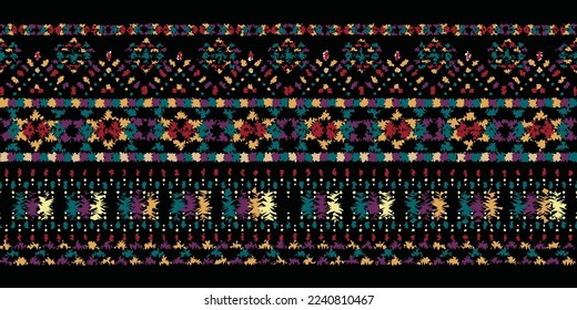 seamless ethnic pattern design.Geometric ethnic oriental ikat pattern traditional Design.ethnic oriental pattern,fabric,embroidery.Mexican pattern.merican pattern.latin african.indian fabric.Mexican