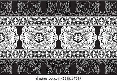 seamless ethnic pattern design.Geometric ethnic oriental ikat pattern traditional Design.Geometric ethnic oriental pattern traditional Design for background,carpet,clothing,wrapping,fabric,embroidery