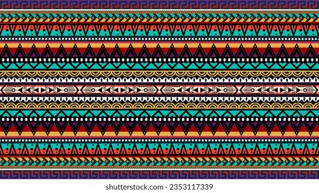 seamless ethnic pattern design.Geometric ethnic oriental ikat pattern traditional Design.ethnic oriental pattern,fabric,embroidery.Mexican pattern.merican pattern.latin african.indian.Aztec style