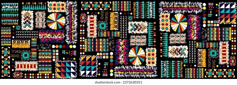 seamless ethnic pattern design.Geometric ethnic oriental ikat pattern traditional Design.ethnic oriental pattern,fabric,embroidery.Mexican pattern.merican pattern.latin african.indian fabric.Mexican