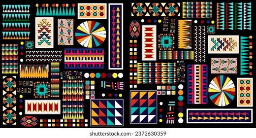 Nahtloses ethnisches Muster.Geometrisches ethnisch-orientalisches Muster traditionelles Design.ethnisch-orientalisches Muster, Gewebe, Stickerei.Mexican muster.latin african.indian.mexikanisches Muster.mexikanisches Muster
