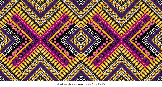 seamless ethnic pattern design.Geometric ethnic oriental ikat pattern traditional Design.ethnic oriental pattern,fabric,embroidery.Mexican pattern.merican pattern.latin african.indian fabric.Mexican