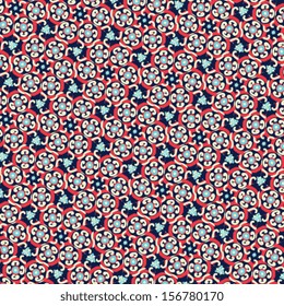 Seamless ethnic pattern. Seamless flower background. 