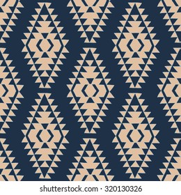 Seamless ethnic pattern. Geometric backdrop. Can be used as background, wrapping, fabric print.