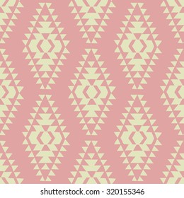 Seamless ethnic pattern. Geometric backdrop. Can be used as background, wrapping, fabric print.