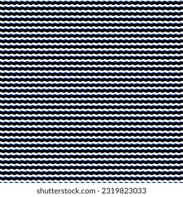 Seamless ethnic pattern. Handmade. Horizontal stripes. Black and white print for your textiles. Vector illustration.