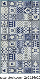 Nahtloses ethnisches Muster mit komplizierten geometrischen Motiven und dekorativen Elementen, perfekt für Textilien, Tapeten und digitale Designs. Verleiht kreativen Projekten kulturelle Tiefe und künstlerisches Flair.
