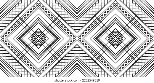 Seamless ethnic pattern in mint tints.Tribal seamless colorful geometric pattern.Ethnic vector texture.Traditional ornament.Embroidery texture with geometric ornament.Pattern for surface design.EPS10