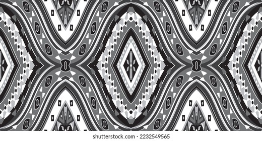 Seamless ethnic pattern in mint tints.Tribal seamless colorful geometric pattern.Ethnic vector texture.Traditional ornament.Embroidery texture with geometric ornament.Pattern for surface design.EPS10