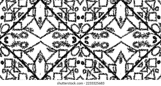 Seamless ethnic pattern in mint tints.Tribal seamless colorful geometric pattern.Ethnic vector texture.Traditional ornament.Embroidery texture with geometric ornament.Pattern for surface design.EPS10