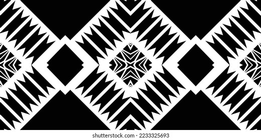 Patrón étnico sin soldadura en tintes de menta.Patrón geométrico tribal sin costuras colorido.Textura vectorial étnica.Ornamento tradicional.Textura de bordado con ornamento geométrico.Patrón de diseño de superficie.EPS10