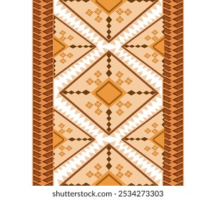 Seamless ethnic pattern, Navajo pattern, Wallpaper, Vectoe, Background, Pattern style,Handcraft, Geometric ethnic pattern, Asian desing, Element, Backdrop.