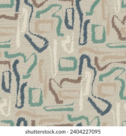 seamless ethnic pattern on background