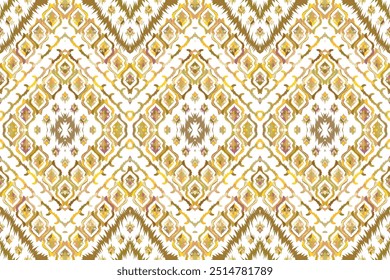 Patrón étnico sin fisuras de paisley y ramas florales decorativas. Motivo indio. Fondo de Vector"Este contenido fue creado utilizando herramientas de dibujo de Vector y software, no generado por IA"