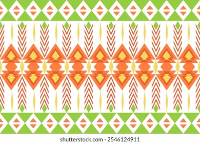 Seamless Ethnic Pattern Texture. Navajo Geometric Print, Rustic Decorative Ornament. Abstract Geometric Pattern. Native American Pattern Ornament for the design of Clothing