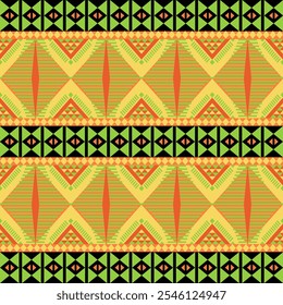 Textura De Padrão Étnico Sem Costura. Impressão Geométrica Navajo, Ornamento Decorativo Rústico. Padrão Geométrico Abstrato. Ornamento padrão nativo americano para o design de roupas