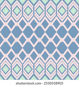 Seamless Ethnic Pattern Texture. Navajo Geometric Print, Rustic Decorative Ornament. Abstract Geometric Pattern. Native American Pattern Ornament for the design of Clothing