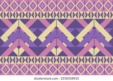 Textura De Padrão Étnico Sem Costura. Impressão Geométrica Navajo, Ornamento Decorativo Rústico. Padrão Geométrico Abstrato. Ornamento padrão nativo americano para o design de roupas