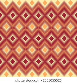 Seamless Ethnic Pattern Texture. Navajo Geometric Print, Rustic Decorative Ornament. Abstract Geometric Pattern. Native American Pattern Ornament for the design of Clothing