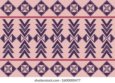 Seamless Ethnic Pattern Texture. Navajo Geometric Print, Rustic Decorative Ornament. Abstract Geometric Pattern. Native American Pattern Ornament for the Design of Clothing