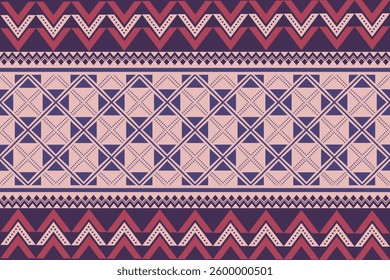 Seamless Ethnic Pattern Texture. Navajo Geometric Print, Rustic Decorative Ornament. Abstract Geometric Pattern. Native American Pattern Ornament for the Design of Clothing