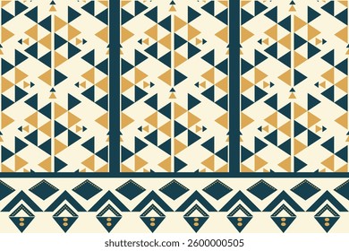 Seamless Ethnic Pattern Texture. Navajo Geometric Print, Rustic Decorative Ornament. Abstract Geometric Pattern. Native American Pattern Ornament for the Design of Clothing