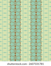 Seamless Ethnic Pattern Texture. Navajo Geometric Print, Rustic Decorative Ornament. Abstract Geometric Pattern. Native American Pattern Ornament for the Design of Clothing