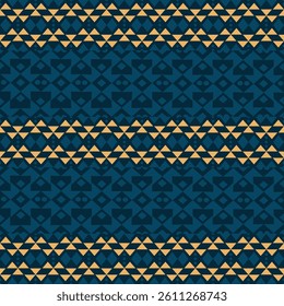 Seamless Ethnic Pattern Texture. Navajo Geometric Print, Rustic Decorative Ornament. Abstract Geometric Pattern. Native American Pattern Ornament for the Design of Clothing