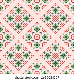 Textura De Padrão Étnico Sem Costura. Impressão Geométrica Navajo, Ornamento Decorativo Rústico. Padrão Geométrico Abstrato. Ornamento de Padrões Nativo-Americanos para o Design de Roupas