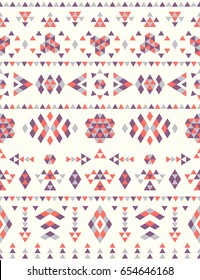 Seamless Striped Pattern Ethnic Tribal Motifs Stock Vector (Royalty ...