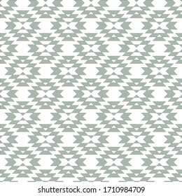 Seamless ethnic pattern. Triangles, trapezoids ornament. Polygons backdrop. Folk wallpaper. Ethnic background. Tribal motif. Ancient mosaic. Embroidery ornate. Textile print, abstract. Vector artwork.
