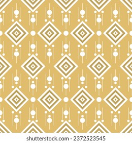 Seamless ethnic pattern with tribal aztec motives. Abstractin Boho ,Maya and Maxican style for ethnic fabric, tile, wrapping. Ornamental pattern.