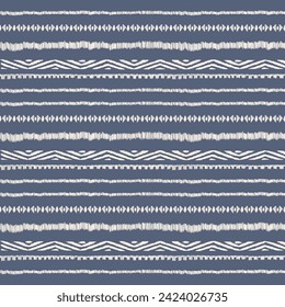 Seamless Ethnic pattern in tribal, gypsy. Figure tribal embroidery. Indian, Ethnic pattern style. Design for ikat, blanket, fabric, clothing, carpet, textile, ethnic, batik, embroidery and other.