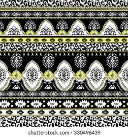 Seamless ethnic pattern in vector