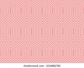 Seamless ethnic pattern vector. Design pink on light pink. Design print for textile, wallpaper, fabric, background.