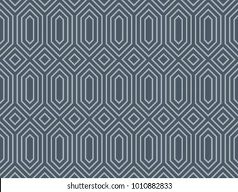 Seamless ethnic pattern vector. Design blue on light blue. Design print for textile, wallpaper, fabric, background.