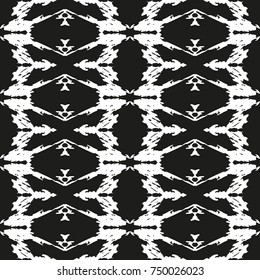 Seamless Ethnic Pattern. Vintage, Grunge, Abstract Tribal Background for Textile Design, Wallpaper, Surface Textures, Wrapping Paper