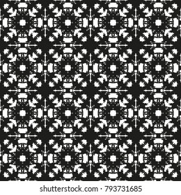 Seamless Ethnic Pattern. Vintage, Grunge, Abstract Tribal Background for Textile Design, Wallpaper, Surface Textures, Wrapping Paper