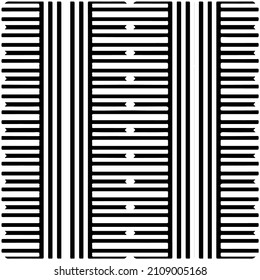 Seamless ethnic pattern.Abstract Geometric Pattern generative computational art illustration.Black and 
white pattern for wallpapers and backgrounds. 