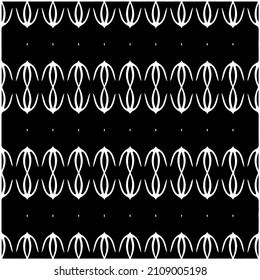 Seamless ethnic pattern.Abstract Geometric Pattern generative computational art illustration.Black and 
white pattern for wallpapers and backgrounds. 