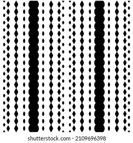 Seamless ethnic pattern.Abstract Geometric Pattern generative computational art illustration.Black and 
white pattern for wallpapers and backgrounds. 