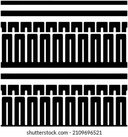 Seamless ethnic pattern.Abstract Geometric Pattern generative computational art illustration.Black and 
white pattern for wallpapers and backgrounds. 