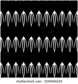 Seamless ethnic pattern.Abstract Geometric Pattern generative computational art illustration.Black and 
white pattern for wallpapers and backgrounds. 