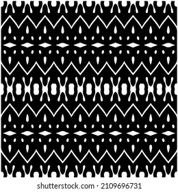 Seamless ethnic pattern.Abstract Geometric Pattern generative computational art illustration.Black and 
white pattern for wallpapers and backgrounds. 