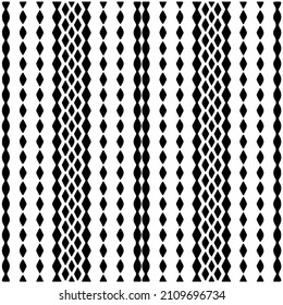 Seamless ethnic pattern.Abstract Geometric Pattern generative computational art illustration.Black and 
white pattern for wallpapers and backgrounds. 