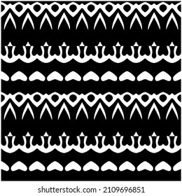 
Seamless ethnic pattern.Abstract Geometric Pattern generative computational art illustration.Black and 
white pattern for wallpapers and backgrounds. 
