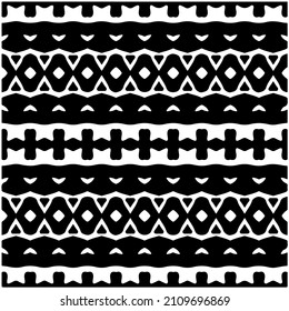 
Seamless ethnic pattern.Abstract Geometric Pattern generative computational art illustration.Black and 
white pattern for wallpapers and backgrounds. 